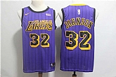 Lakers 32 Magic Johnson Purple 2019 City Edition Nike Swingman Jersey,baseball caps,new era cap wholesale,wholesale hats
